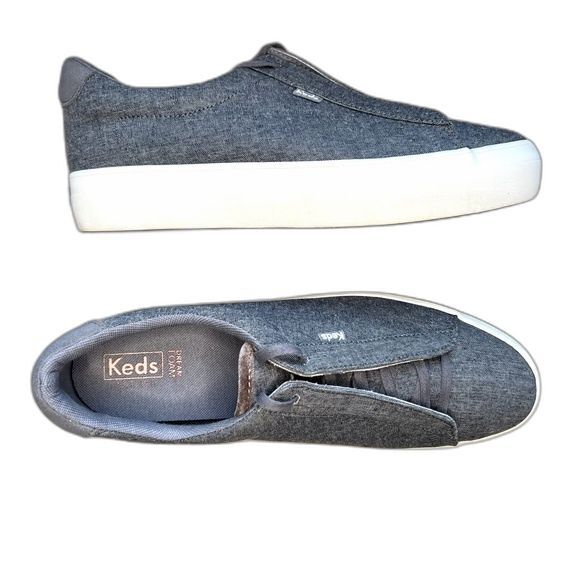 Keds Rise Metro Denim Blue Lace Up Sneaker Shoes Women’s Size 11 Athleisure - Picture 1 of 16